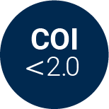 COI<2.0