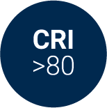 CRI>80