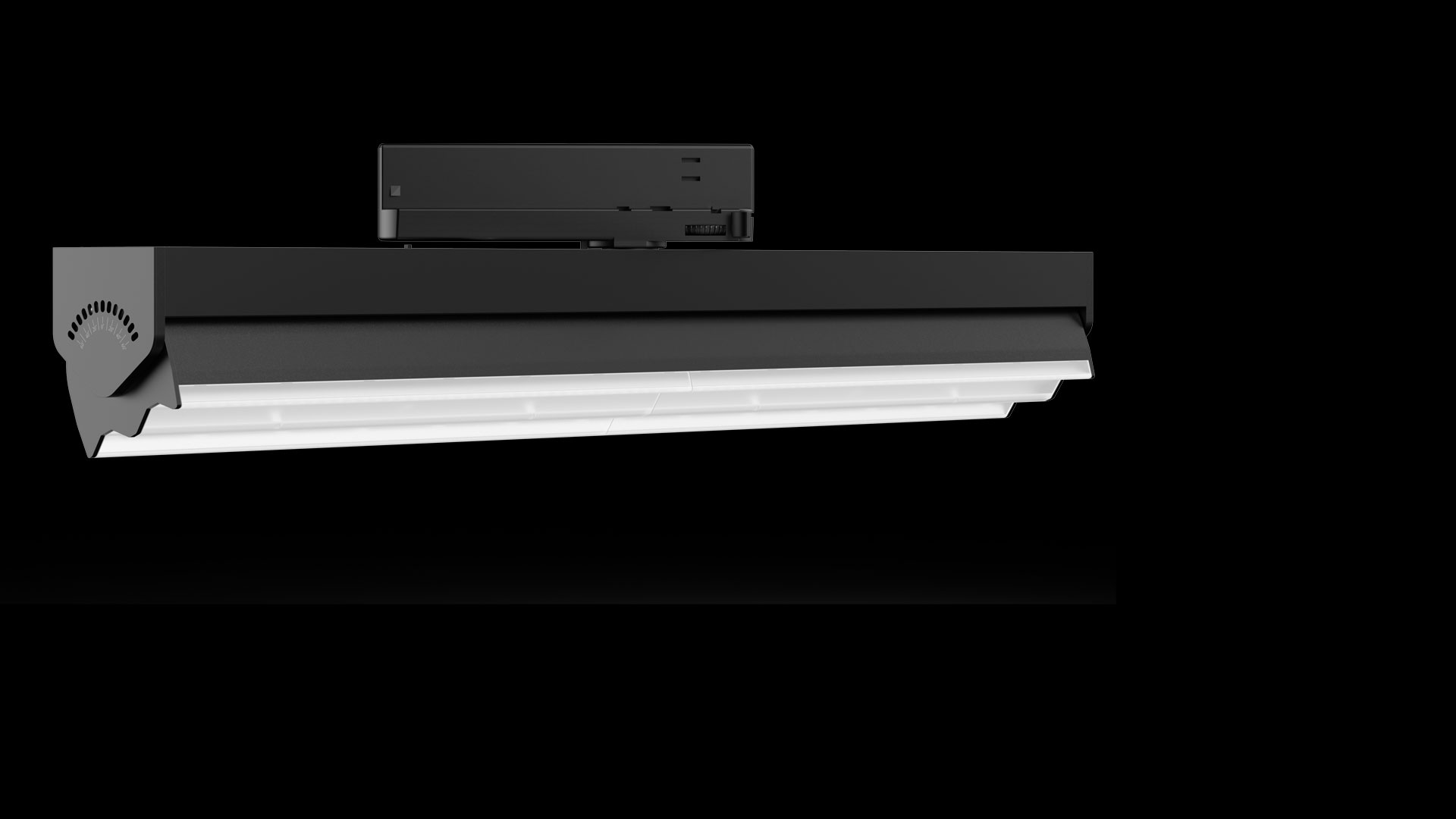 FRESCO WALL WASHER TRACK LIGHT in situ