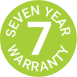 7 Year Warranty