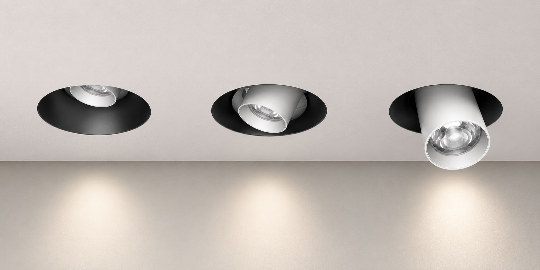 SUMMER ADJUSTABLE TRIMLESS DOWNLIGHT in situ