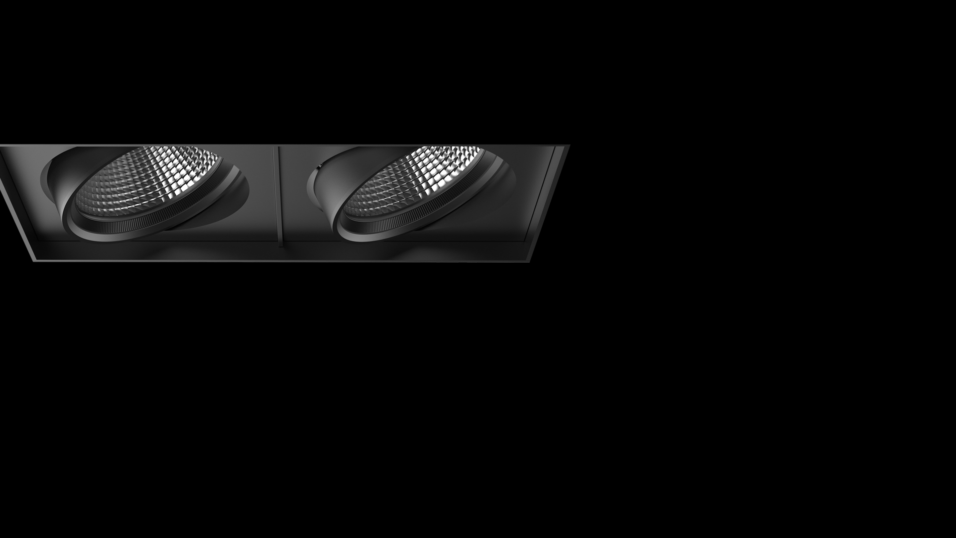 PARKER ADJUSTABLE TRIMLESS DOWNLIGHT in situ