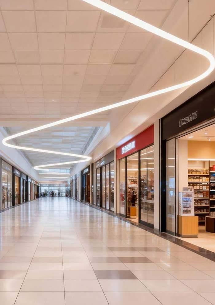 Evoline 255° flexible linear LED lighting by LPA